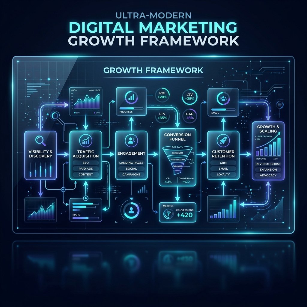 Digital Marketing Strategy Growth Framework in Coimbatore