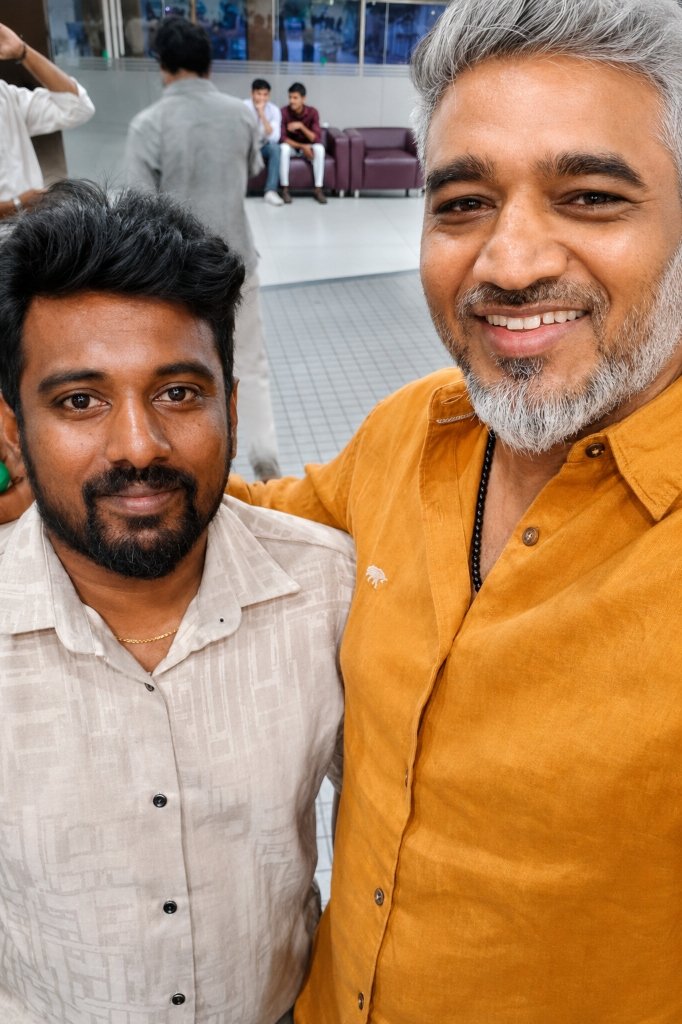 Gokul Ravi with Sakthivel Pannierselvam at IIT Madras Research Park